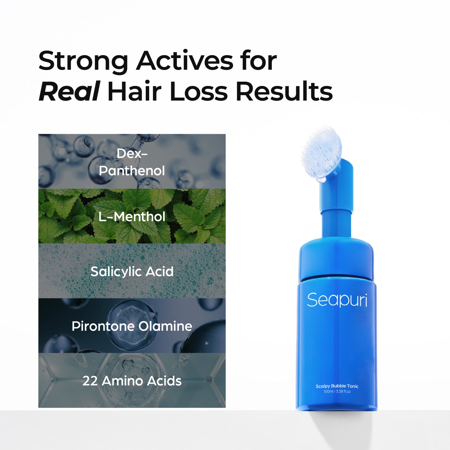Scalpy Bubble Tonic for Dandruff & Hair Growth 100ml